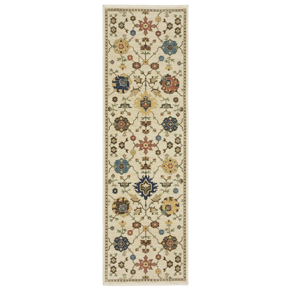 FRANCESCA Ivory 2' 3 X  7' 6 Area Rug. Picture 1