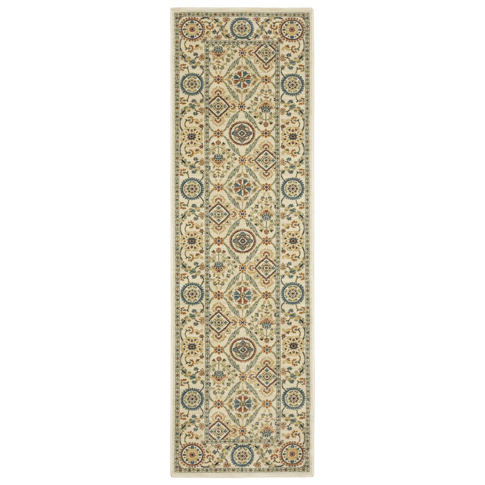 FRANCESCA Ivory 2' 3 X  7' 6 Area Rug. Picture 1