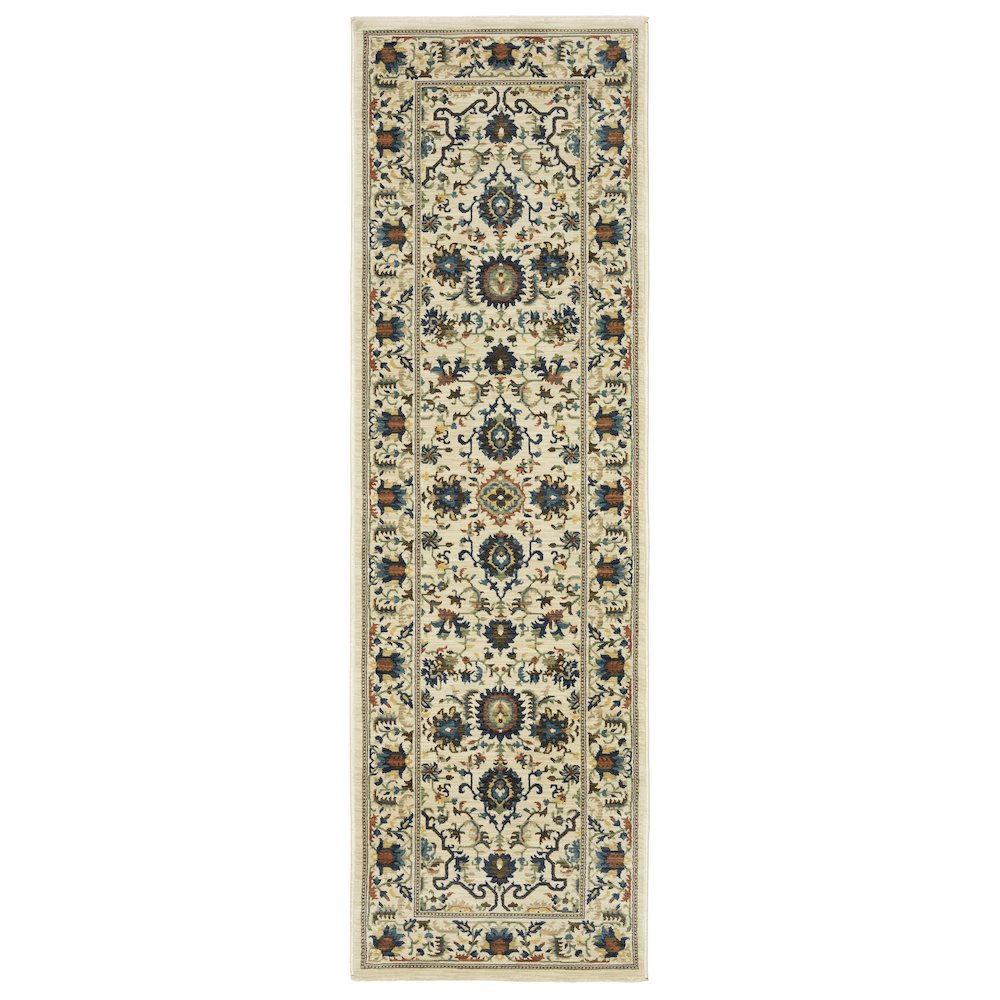 FRANCESCA Ivory 2' 3 X  7' 6 Area Rug. Picture 1