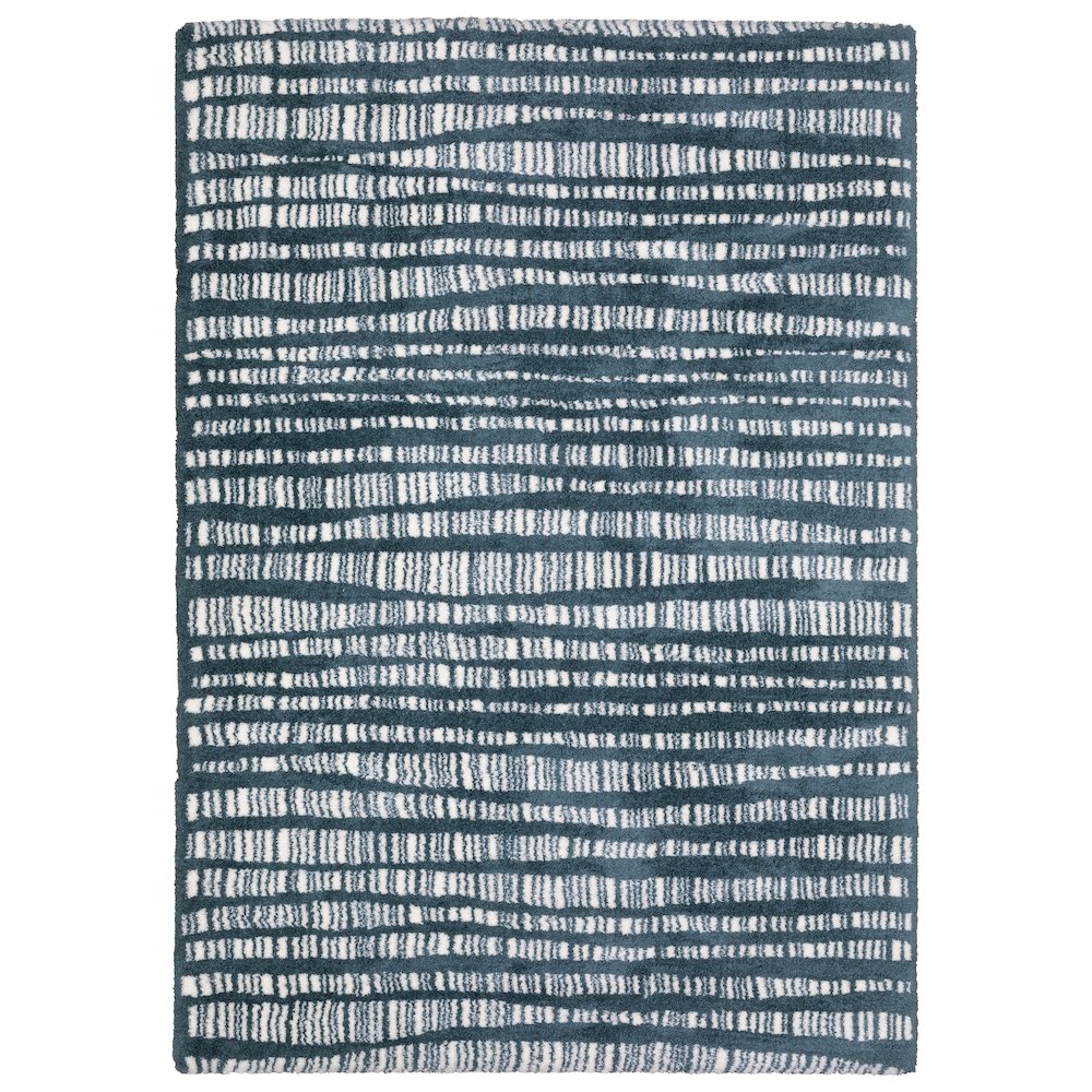 Scatter Casual Rug Made of Polyester, Blue color. Picture 1