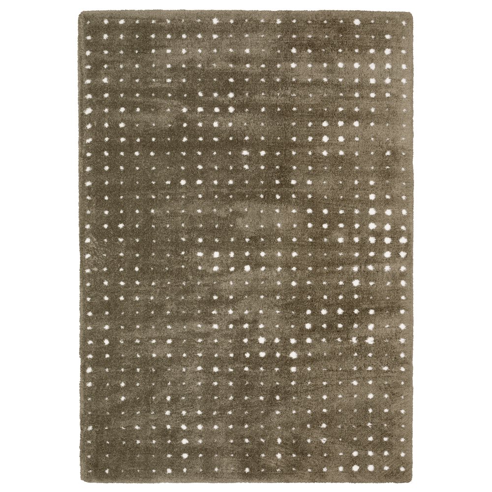 Scatter Casual Rug Made of Polyester, Brown color. Picture 1