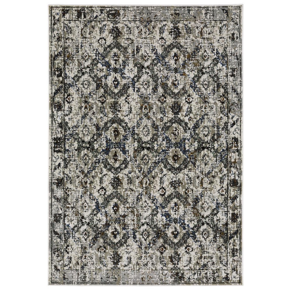 GEMINI Charcoal 3'10 X  5' 5 Area Rug. Picture 1
