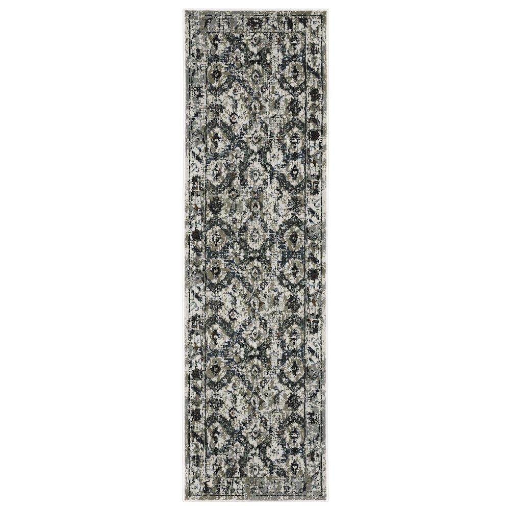 GEMINI Charcoal 2' 3 X  7' 6 Area Rug. Picture 1