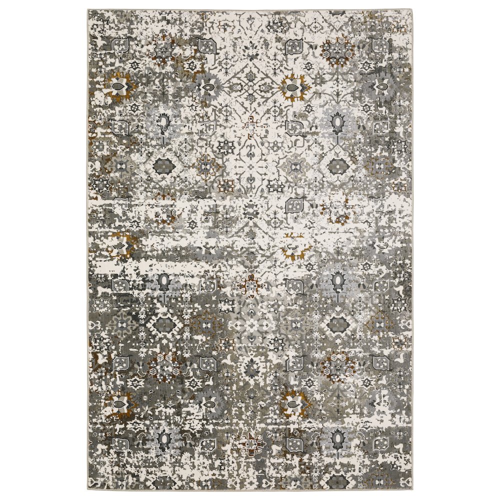 GEMINI Ivory 3'10 X  5' 5 Area Rug. Picture 1