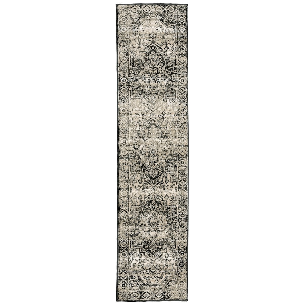 GEORGIA Grey 1'10 X  7' 6 Area Rug. Picture 1