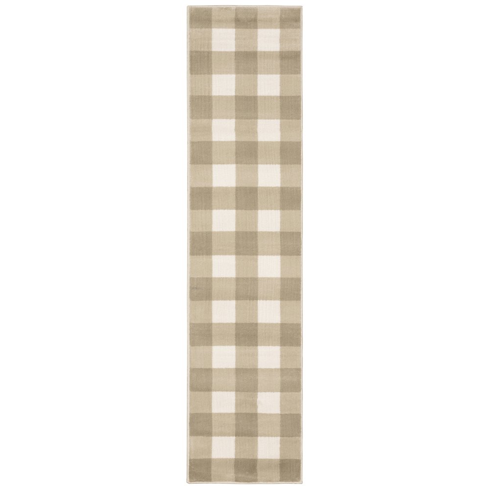 GEORGIA Beige 1'10 X  7' 6 Area Rug. Picture 1