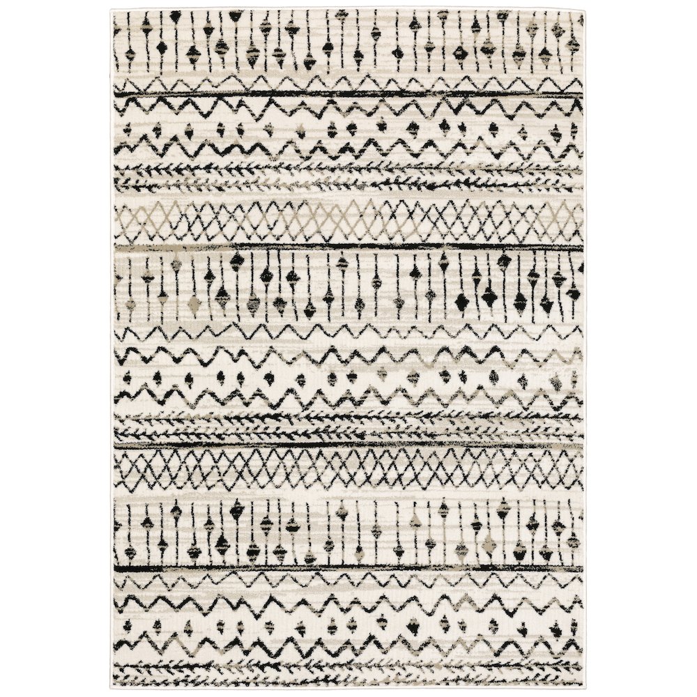 GEORGIA Ivory 3'10 X  5' 5 Area Rug. Picture 1