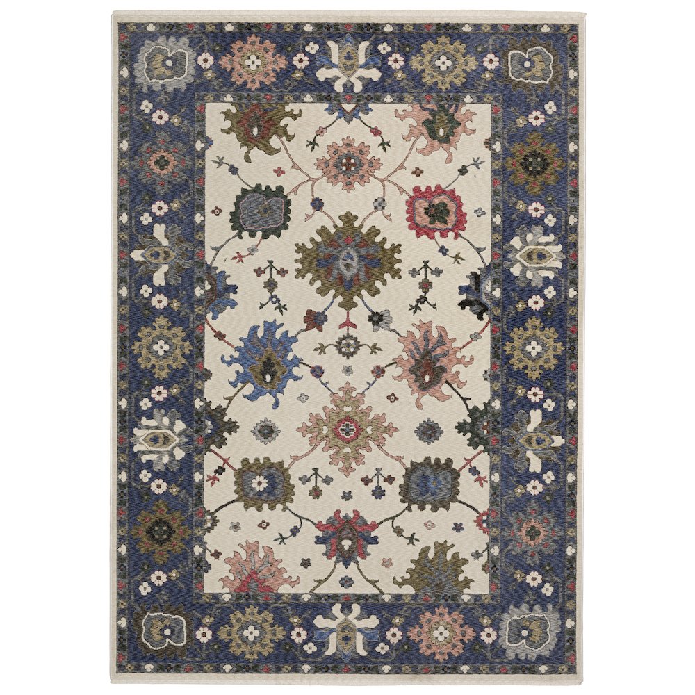 HASTINGS HA01E2' 3" X  7' 6" Ivory color rug. Picture 1