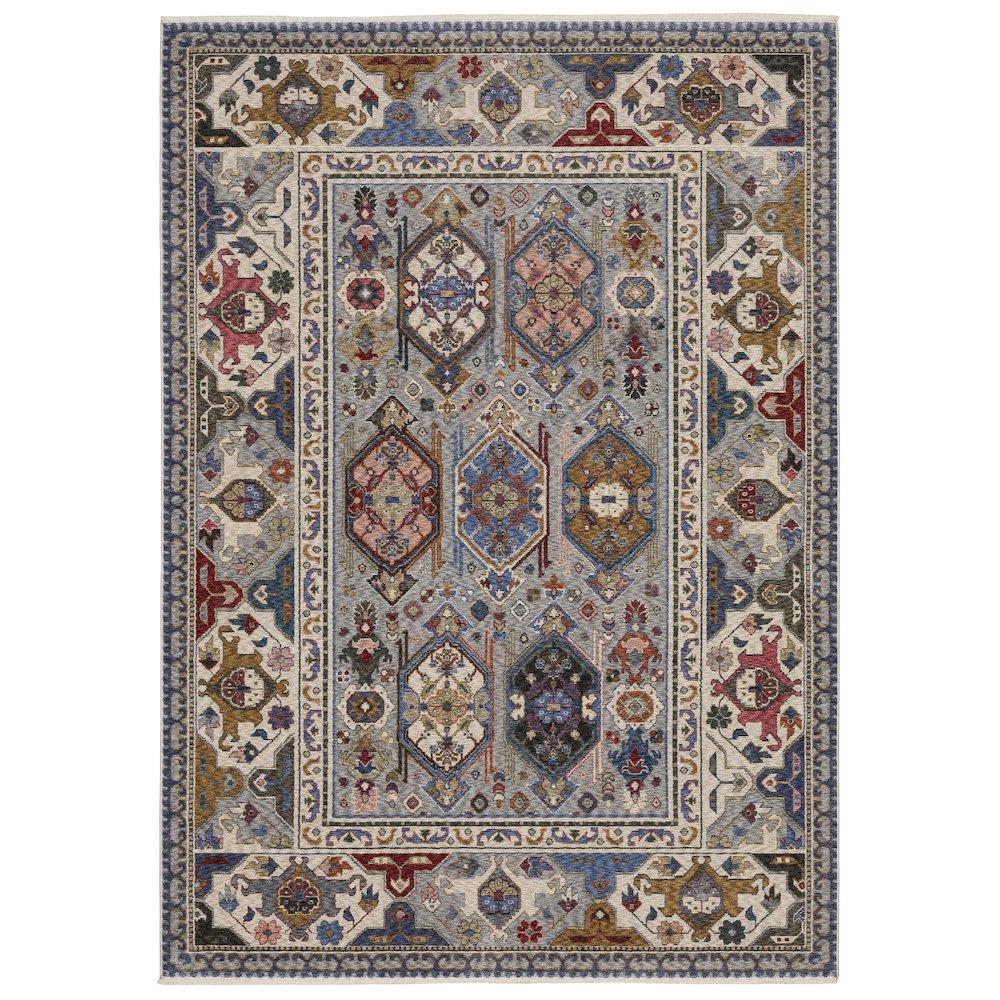 HASTINGS HA04E2' 3" X  7' 6" Blue color rug. Picture 1