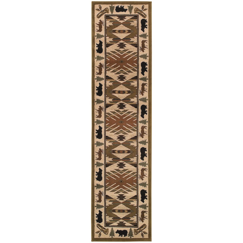 HUDSON Ivory 1'10 X  7' 6 Area Rug. Picture 1