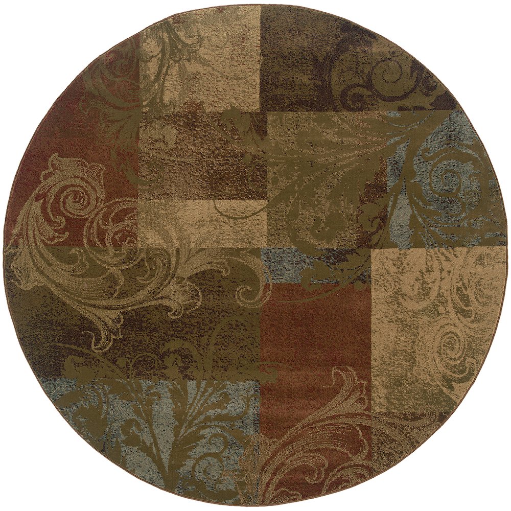 HUDSON Green 7' 8 Area Rug. Picture 1