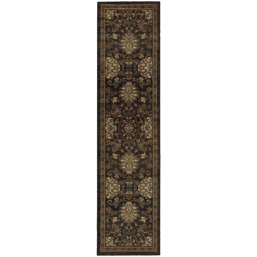 HUDSON Brown 1'10 X  7' 6 Area Rug. Picture 1