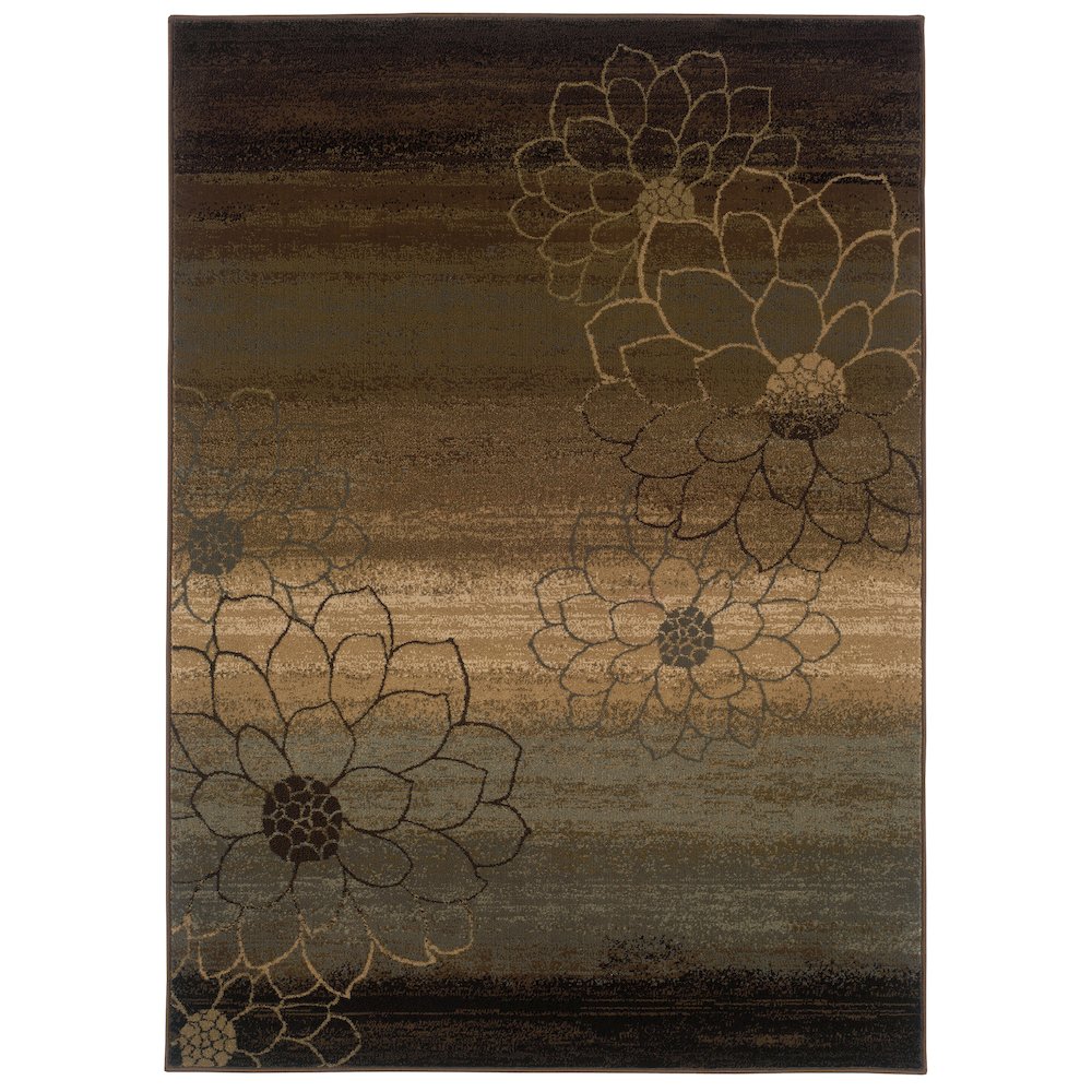 HUDSON Brown 1'10 X  3' 3 Area Rug. Picture 1