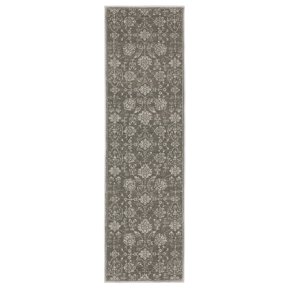 INTRIGUE Grey 2' 3 X  7' 6 Area Rug. Picture 1