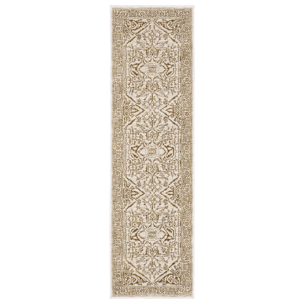 INTRIGUE Ivory 2' 3 X  7' 6 Area Rug. Picture 1