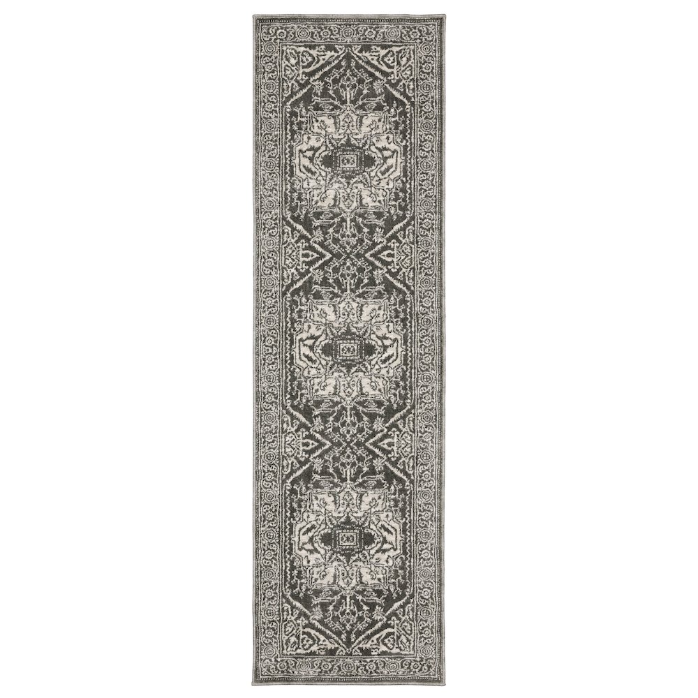 INTRIGUE Grey 2' 3 X  7' 6 Area Rug. Picture 1