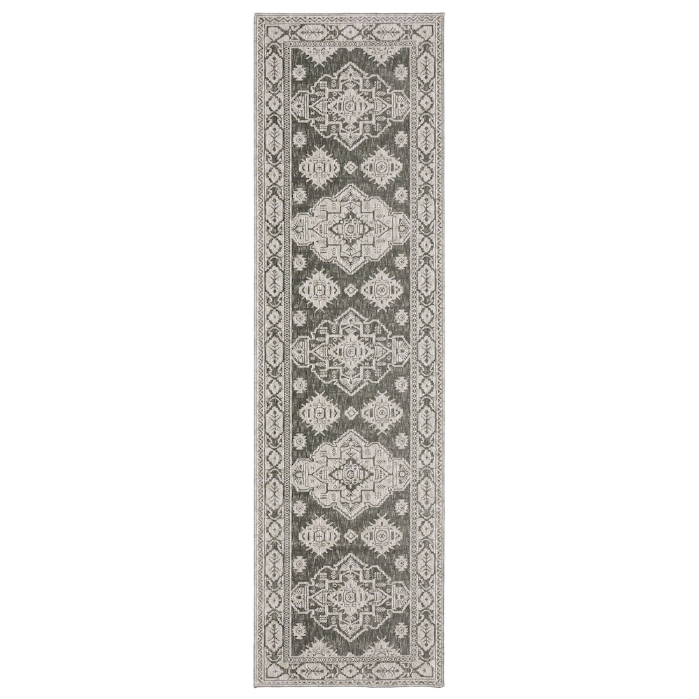 INTRIGUE Grey 2' 3 X  7' 6 Area Rug. Picture 1