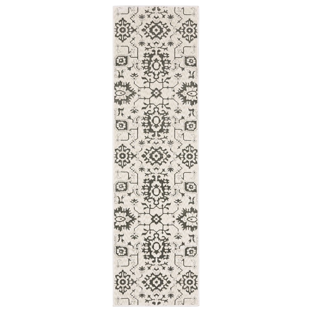 INTRIGUE Ivory 2' 3 X  7' 6 Area Rug. Picture 1