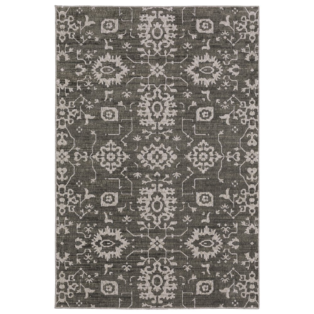 INTRIGUE Grey 3'10 X  5' 5 Area Rug. Picture 1