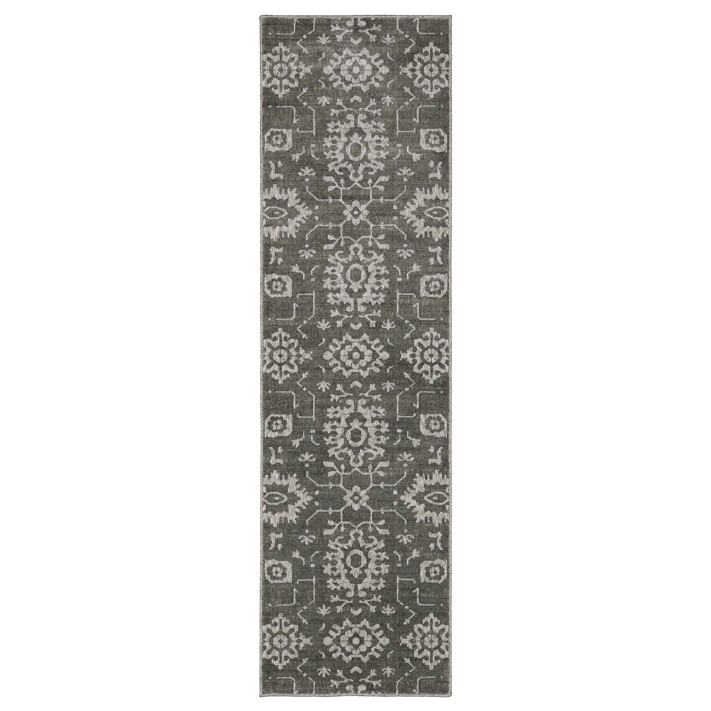 INTRIGUE Grey 2' 3 X  7' 6 Area Rug. Picture 1