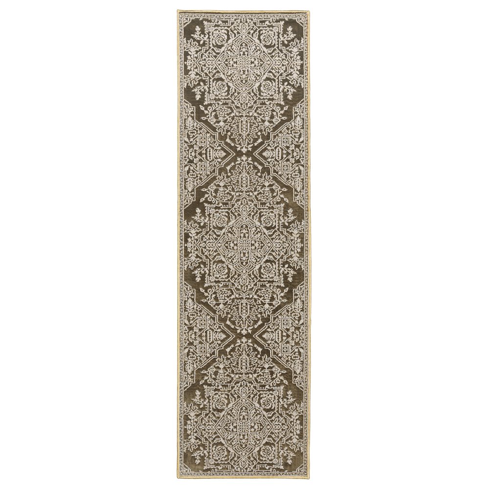 INTRIGUE Gold 2' 3 X  7' 6 Area Rug. Picture 1