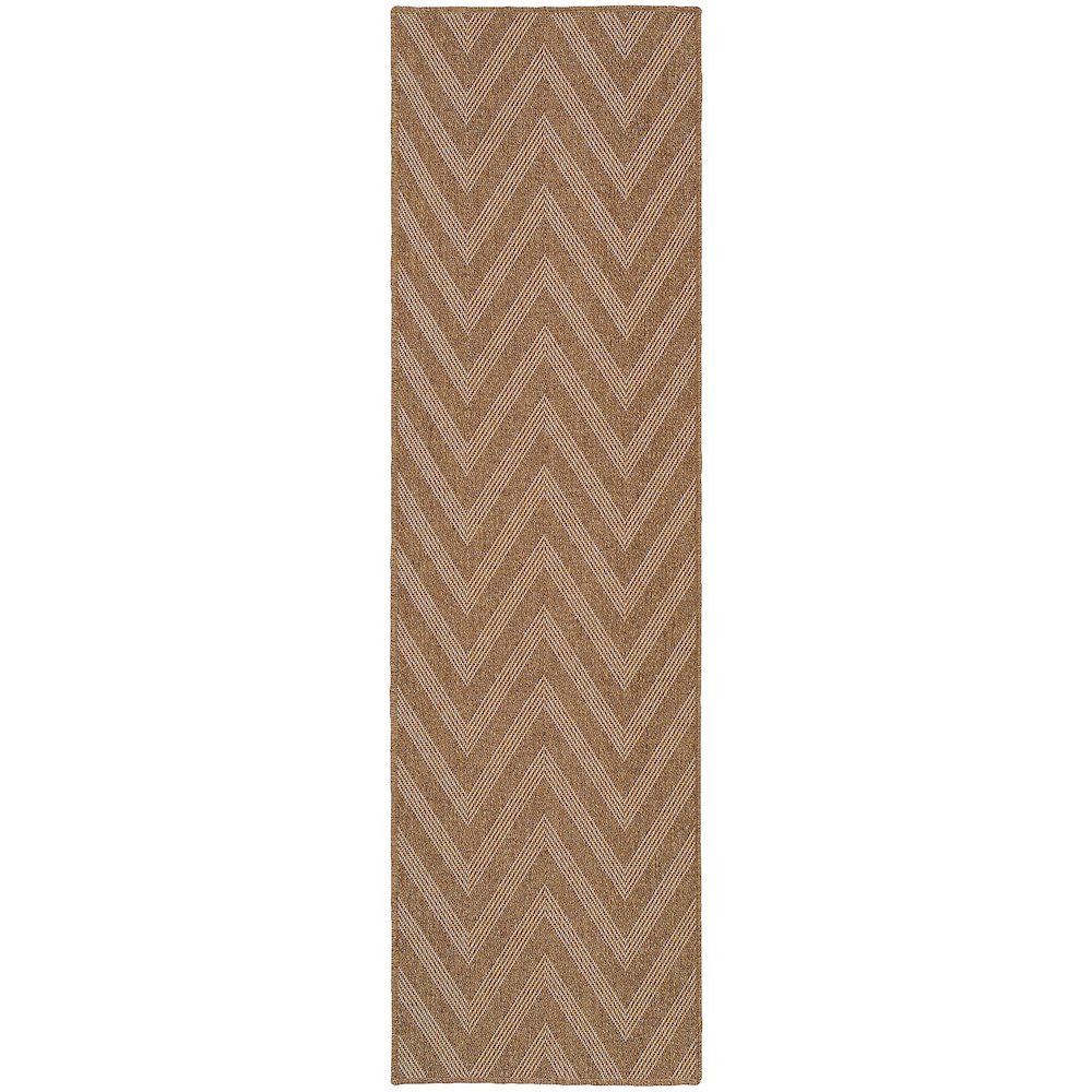 KARAVIA Tan 2' 3 X  7' 6 Area Rug. Picture 1