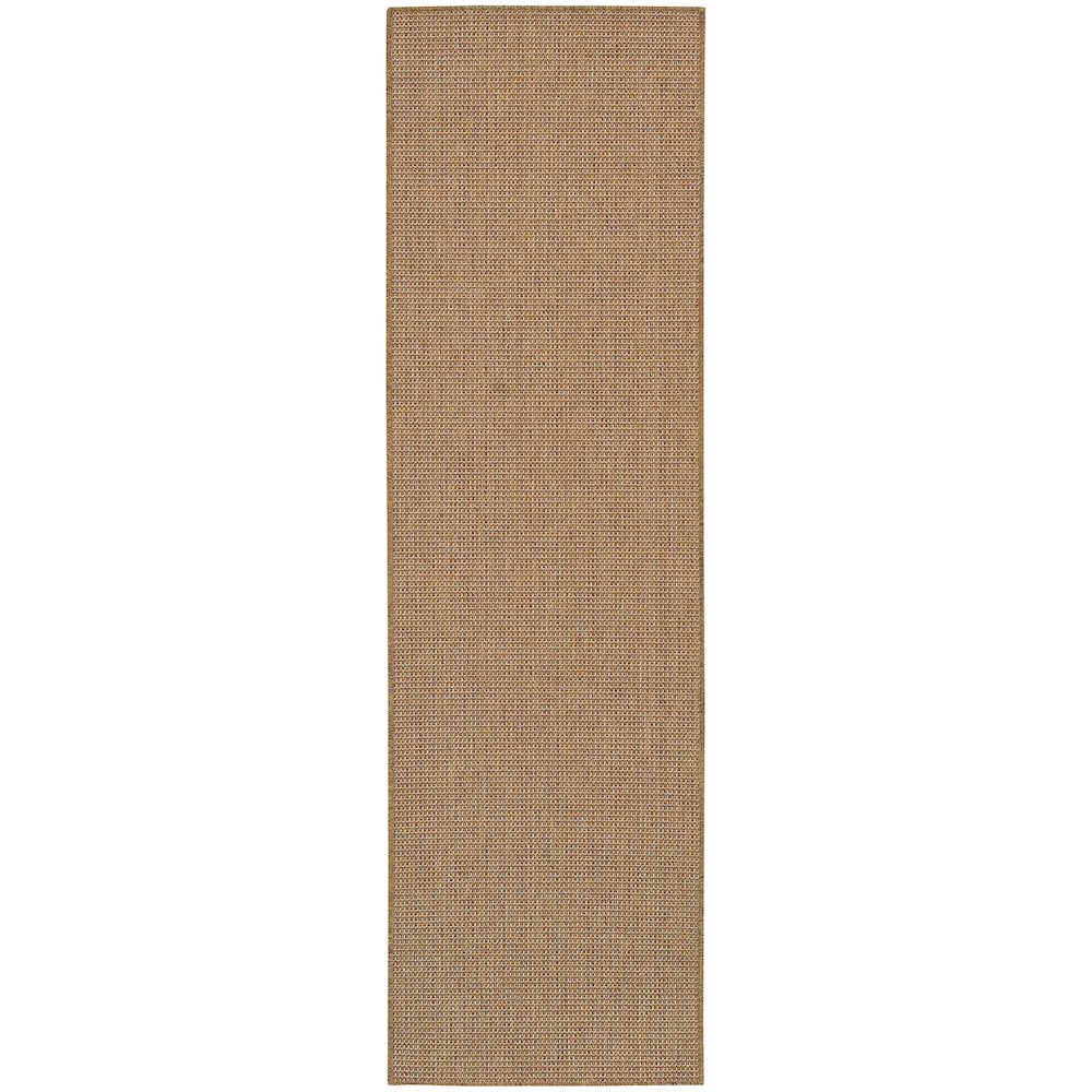 Runner Outdoor Rug Made of Polypropylene, Sand color. Picture 1