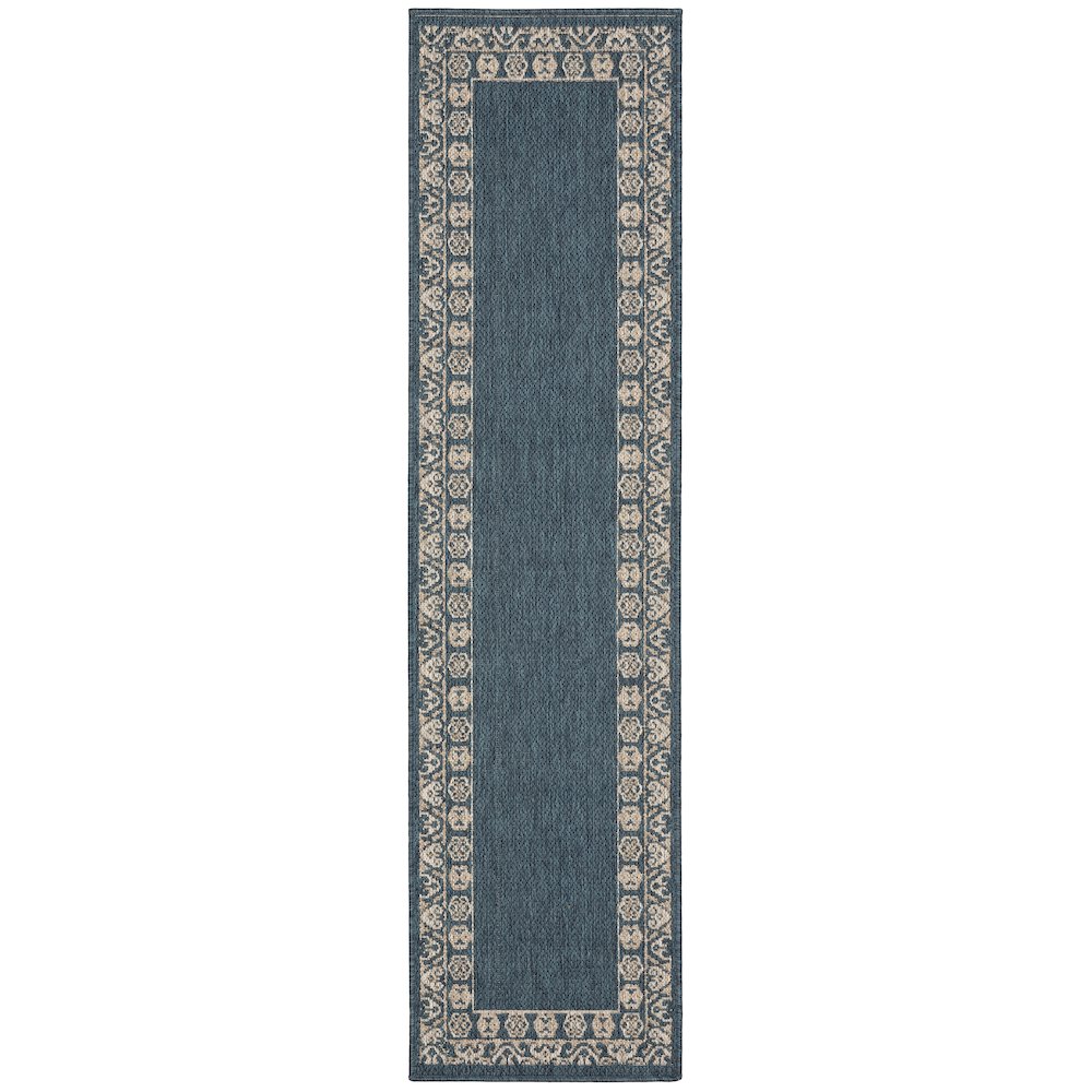 LATITUDE Blue 1'10 X  7' 6 Area Rug. Picture 1