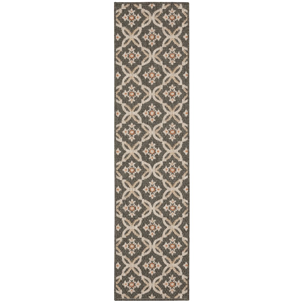 LATITUDE Grey 1'10 X  7' 6 Area Rug. Picture 1