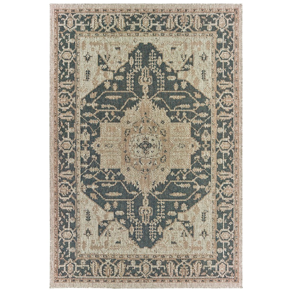 LATITUDE Grey 3' 3 X  5' Area Rug. Picture 1