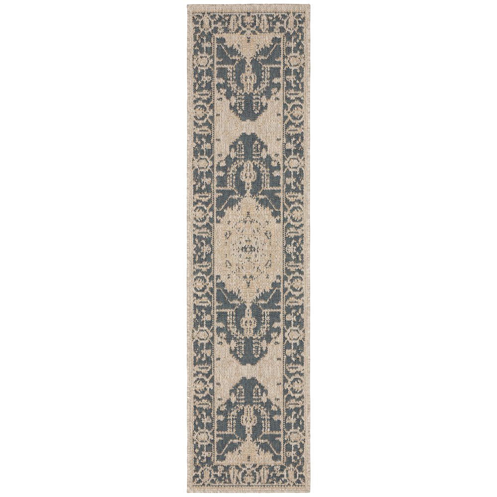 LATITUDE Grey 1'10 X  7' 6 Area Rug. Picture 1