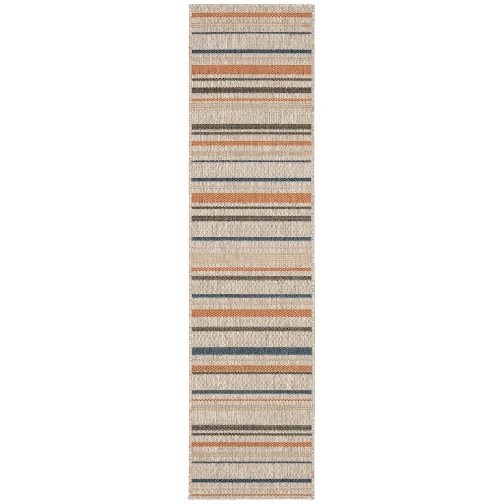 LATITUDE Grey 1'10 X  7' 6 Area Rug. Picture 1