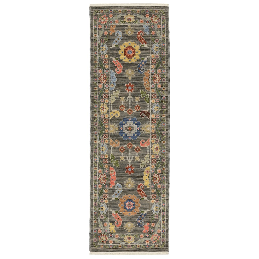 LUCCA Grey 2' X  6' Area Rug. Picture 1