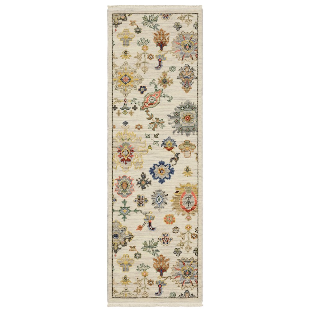 LUCCA Ivory 2' X  6' Area Rug. Picture 1