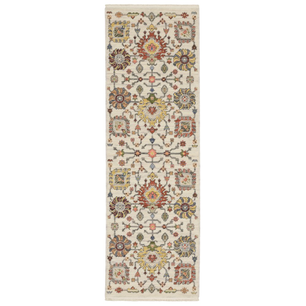 LUCCA Ivory 2' X  6' Area Rug. Picture 1