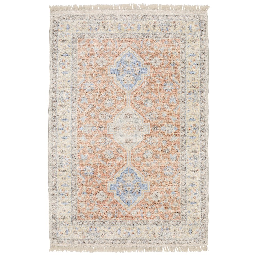 MALABAR Orange 5' X  8' Area Rug. Picture 1