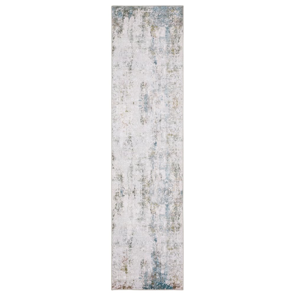 MALIBU Ivory 2' X  8' Area Rug. Picture 1