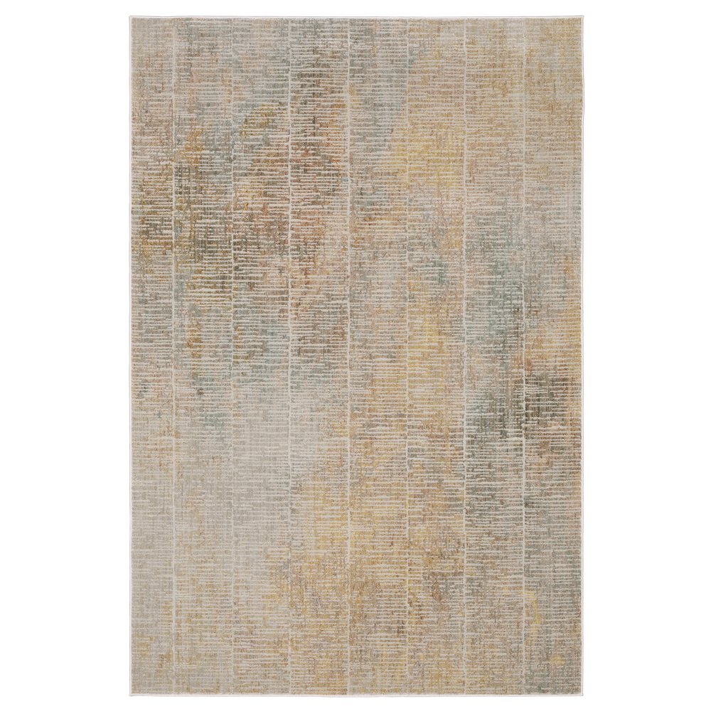 Contemporary Rug 2' 3" X  7' 6" Size in Beige/ Multi Color. Picture 1
