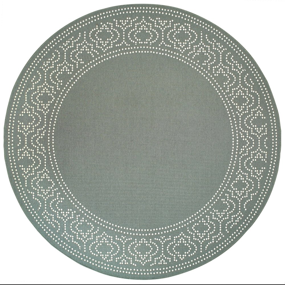 MARINA Grey 7'10 Area Rug. Picture 1