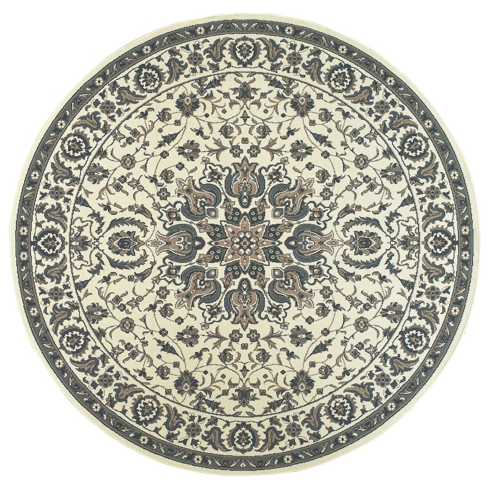 MARINA Ivory 2' 3 X  7' 6 Area Rug. Picture 1