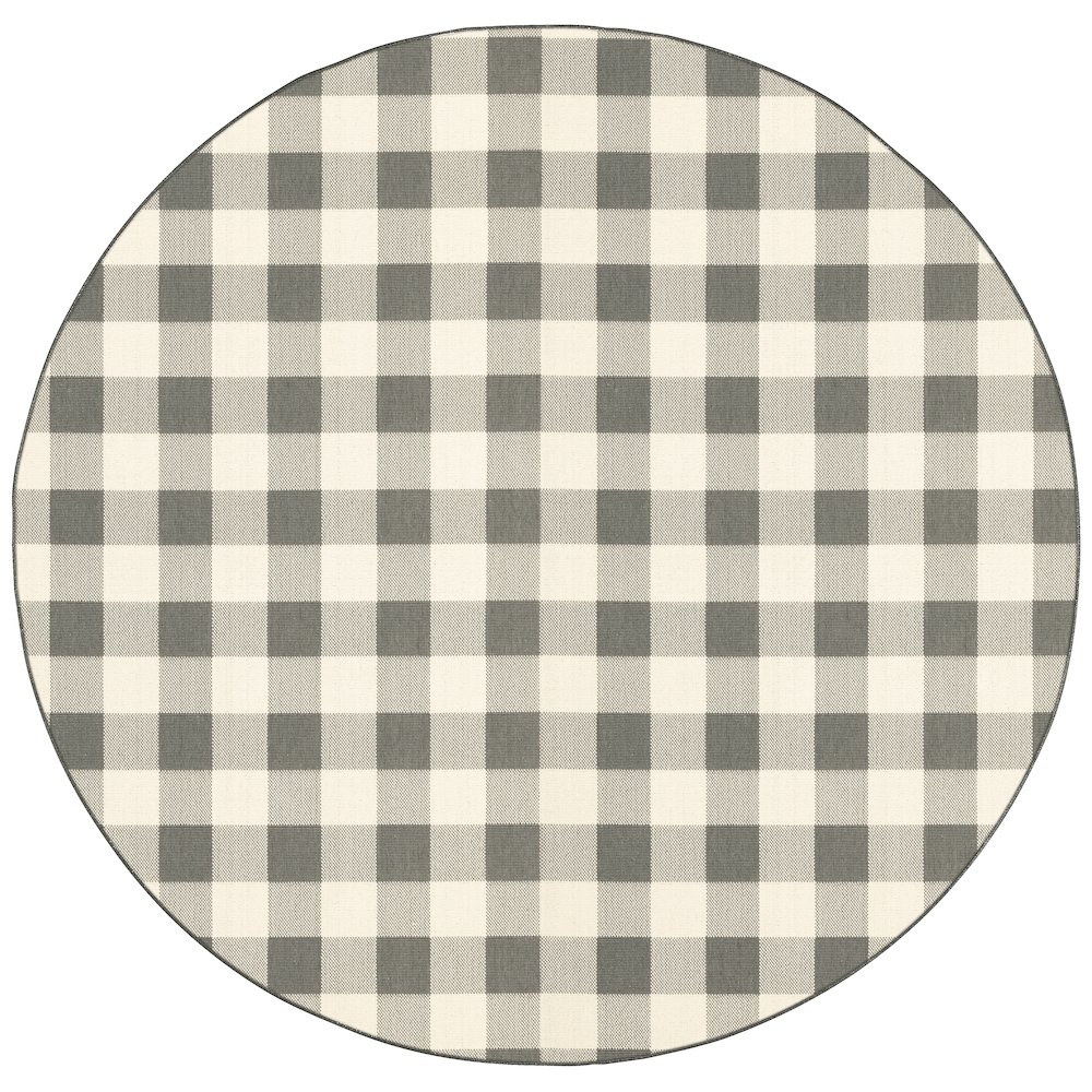 MARINA Grey 7'10 Area Rug. Picture 1