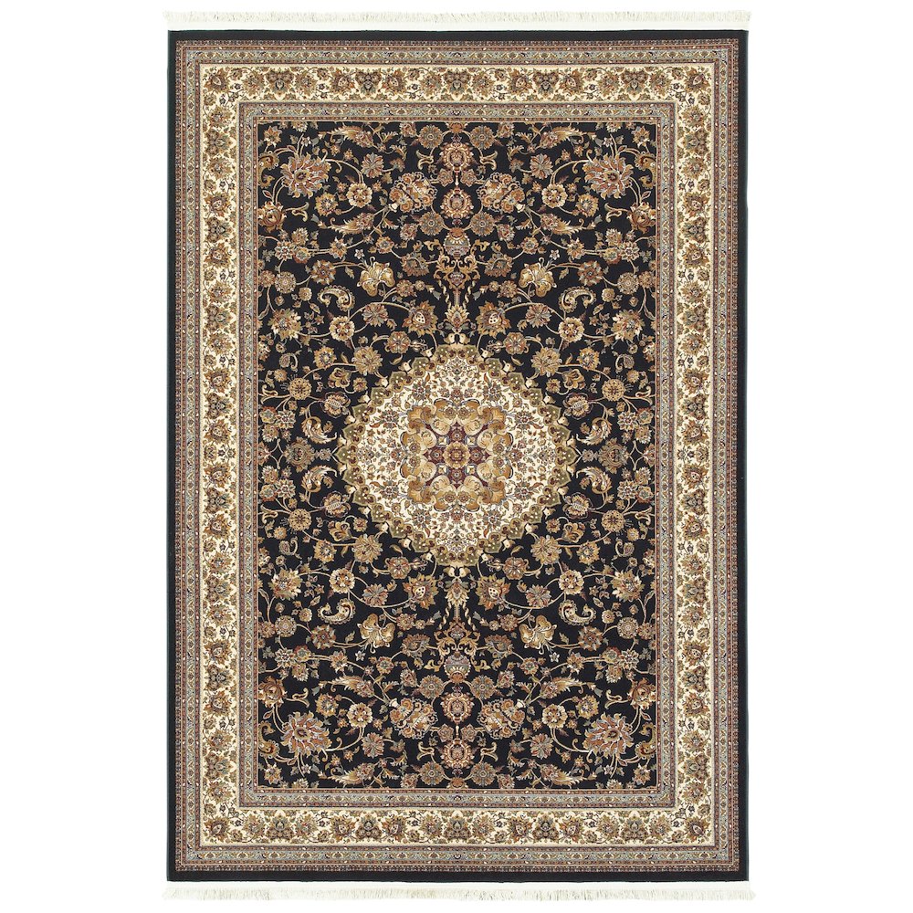 MASTERPIECE Navy 3'10 X  5' 5 Area Rug. Picture 1