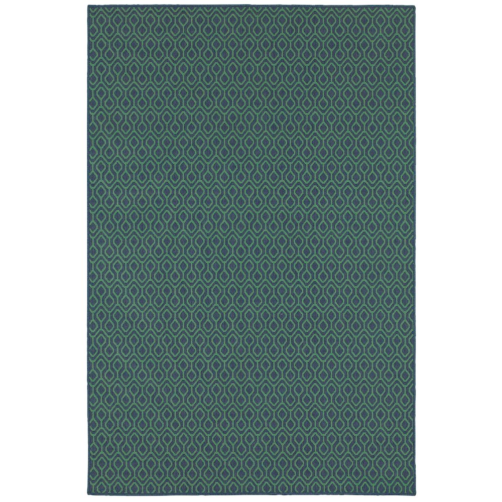 MERIDIAN Navy 1'10 X  2'10 Area Rug. Picture 1