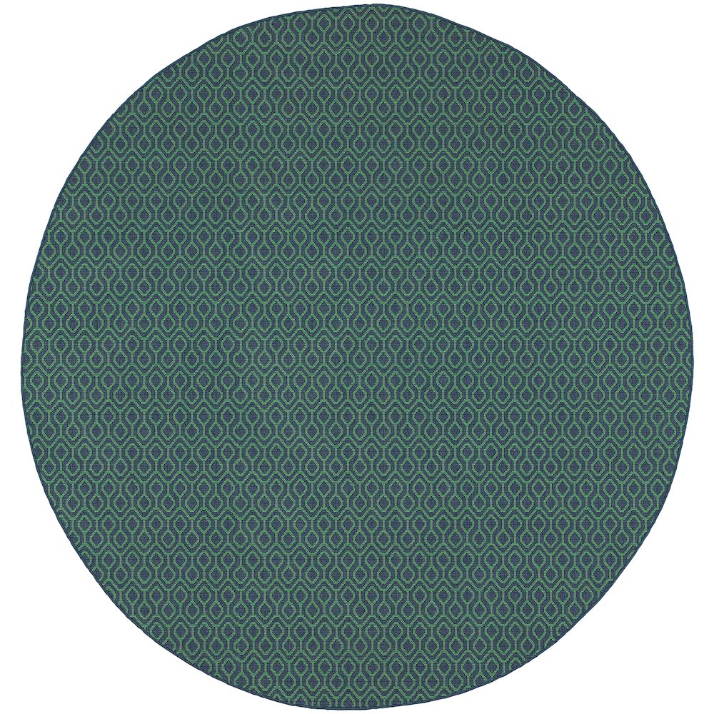 MERIDIAN Navy 7'10 Area Rug. Picture 1