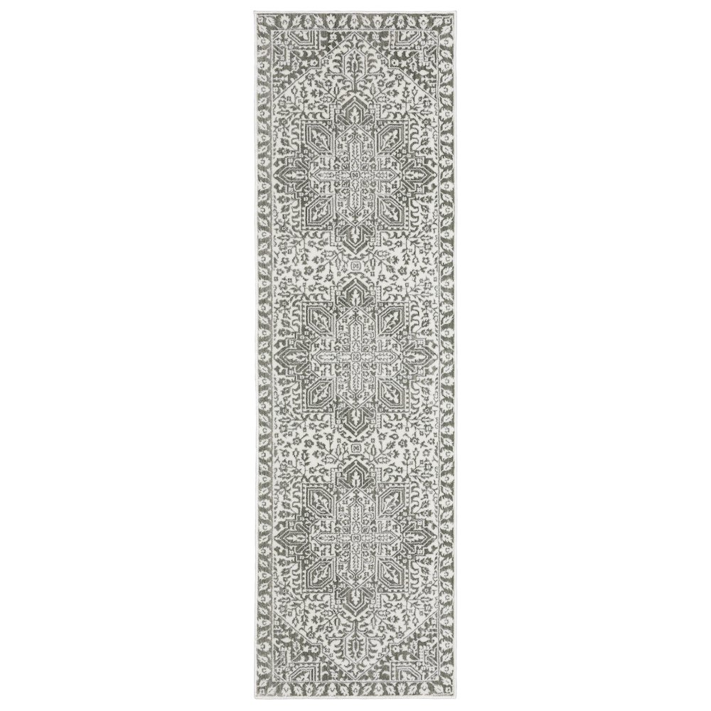 MONTECITO Grey 2' 3 X  7' 6 Area Rug. Picture 1