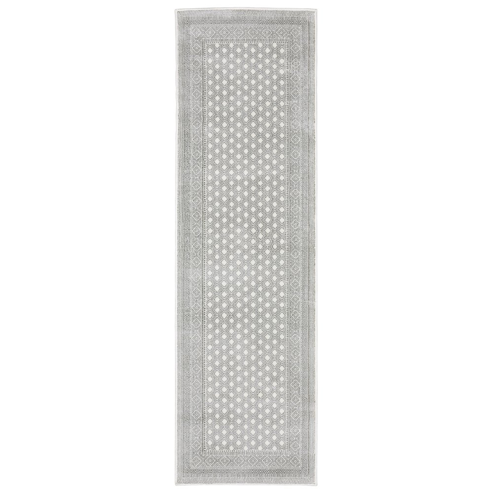 MONTECITO White 2' 3 X  7' 6 Area Rug. Picture 1