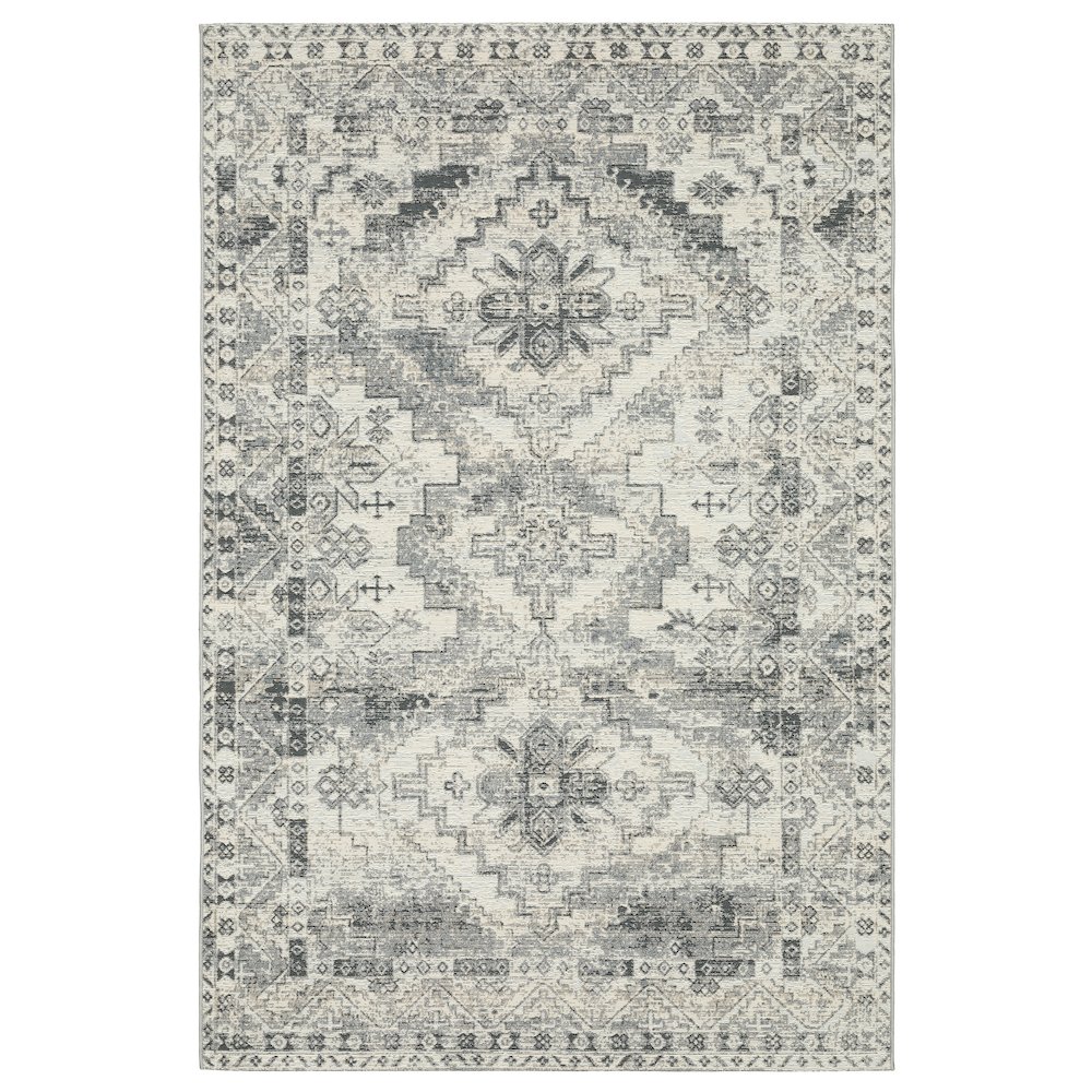 Scatter Outdoor Rug Made of Polypropylene, Grey color. Picture 1
