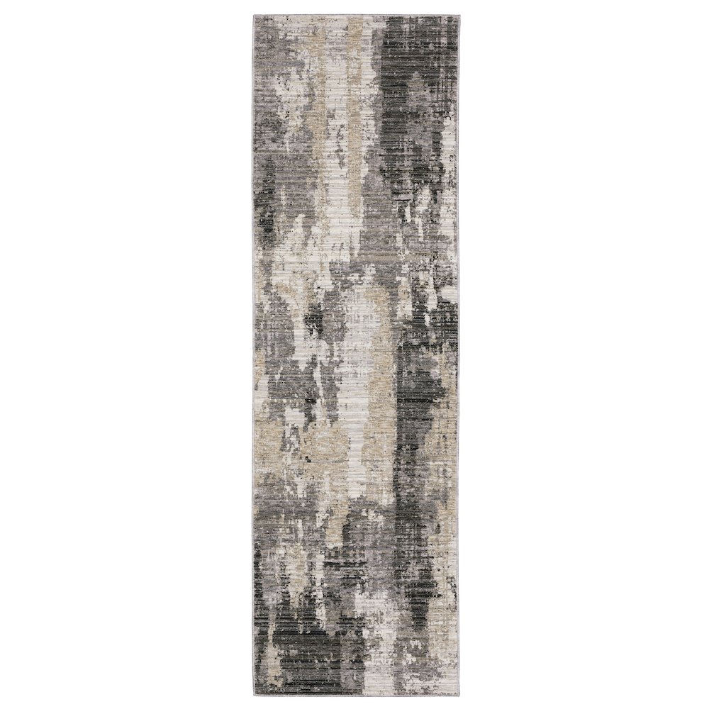 NEBULOUS Grey 2' 3 X  7' 6 Area Rug. Picture 1