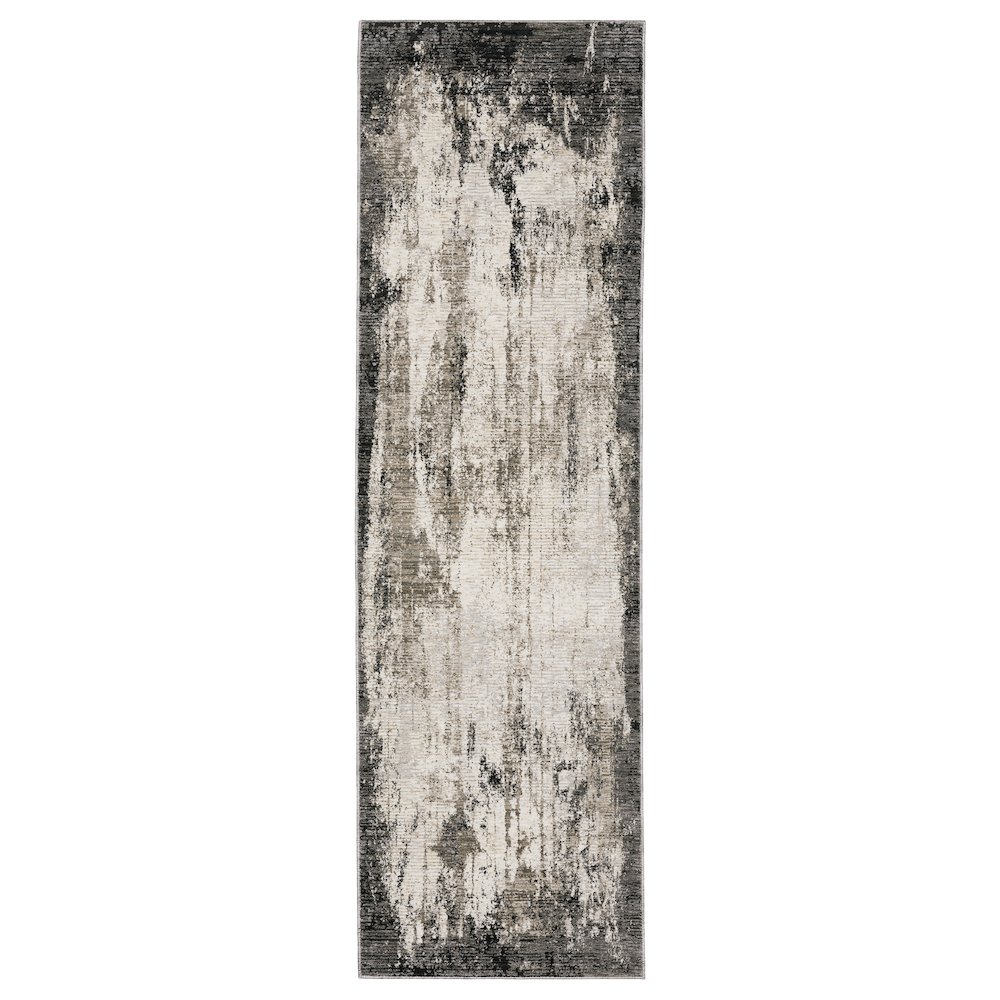 NEBULOUS Grey 2' 3 X  7' 6 Area Rug. Picture 1