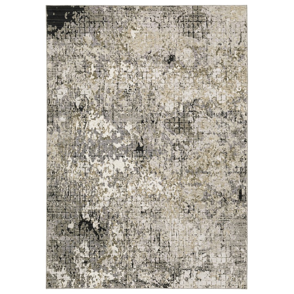 NEBULOUS Grey 3' 3 X  5' Area Rug. Picture 1